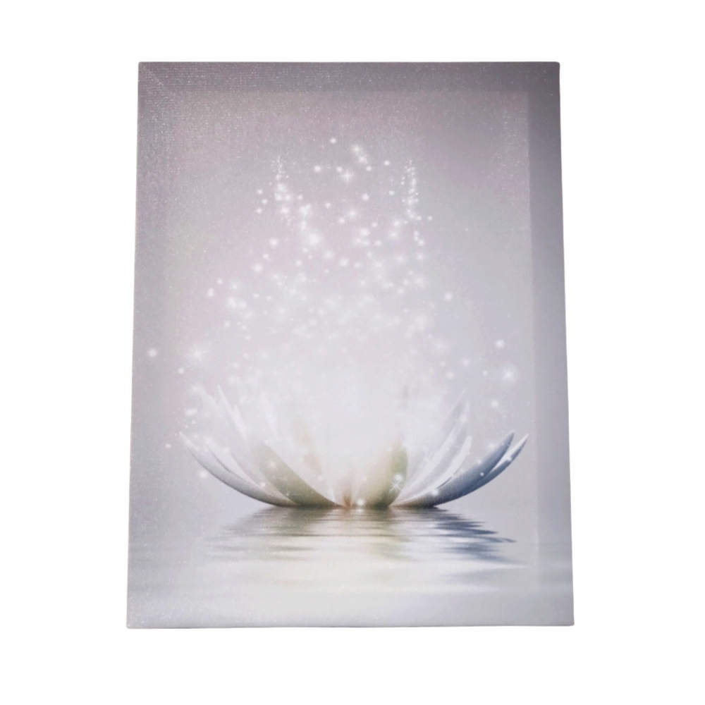 Lotus Floral Modern Canvas